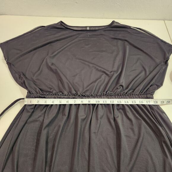 Torrid Short Mesh Drawstring Waist Coverup Dress Size 0X - Picture 9 of 11